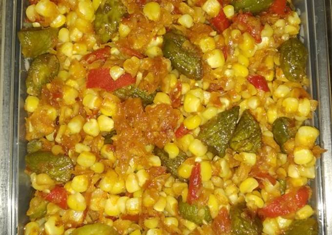 Resep Serundeng jagung pete, Lezat