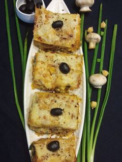 लज़ानिया विथ मशरूम एंड छोले रेसिपी मुख्य फोटो