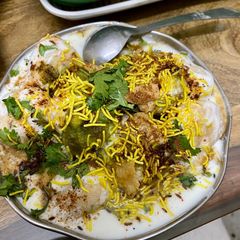 Dahi wada A picture of Dahi wada.