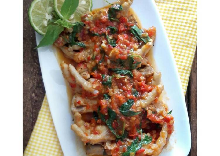 Ceker Dower Kemangi ala Indi