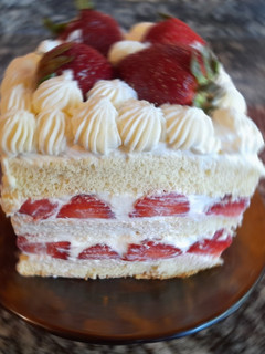 Una foto de Torta de frutilla fácil