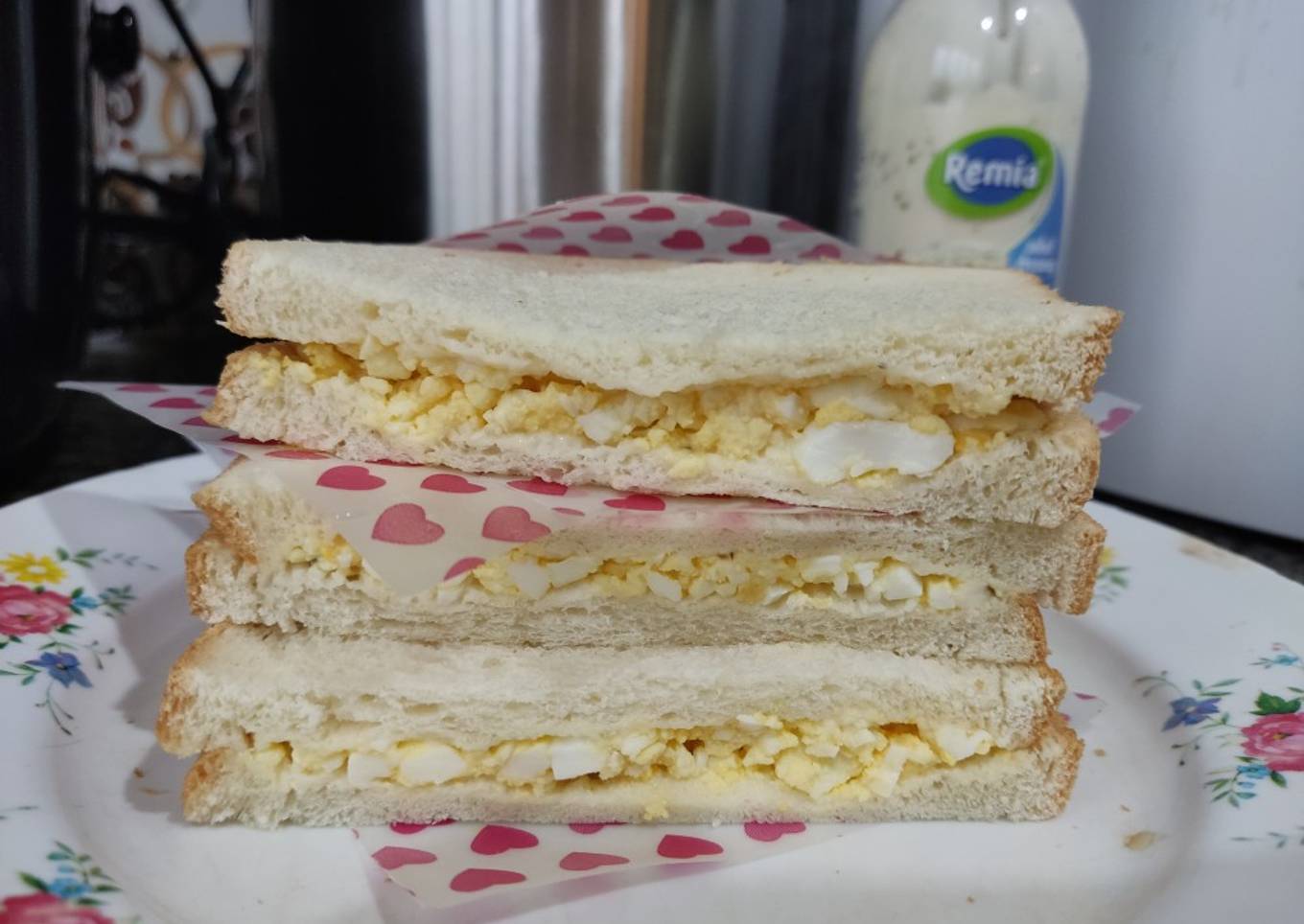 Tamago Sando (Egg Mayo n Blue Cheese Sandwich)