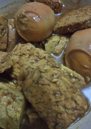 Foto resep Bacem Telur Tahu Tempe