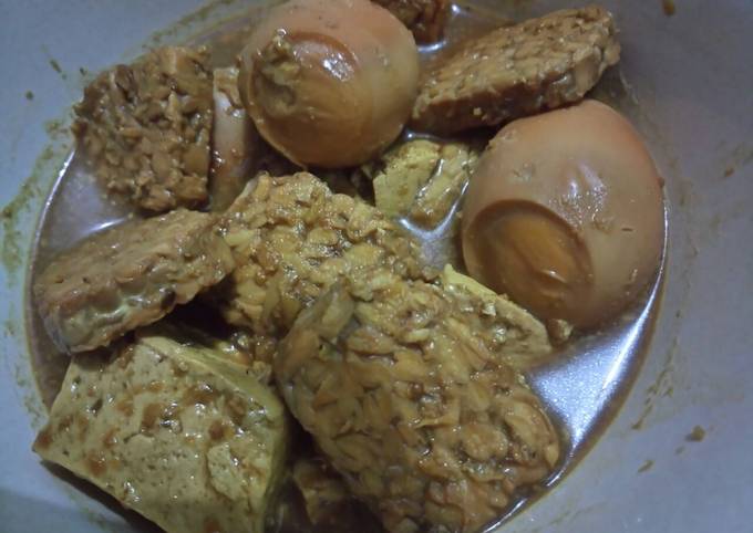 Cara Bikin Bacem Telur Tahu Tempe Untuk Jualan