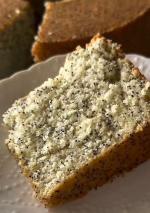 Foto de Bolo de Chia com Limão (Sem Glúten e Sem Lactose)