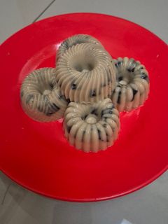 Foto resep Grass Jelly Milk Tea Pudding