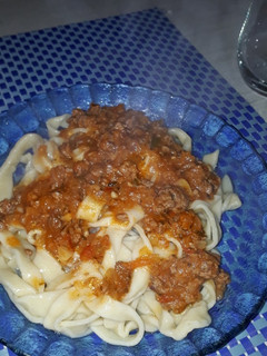 Una foto de Fideos caseros difernte. grace