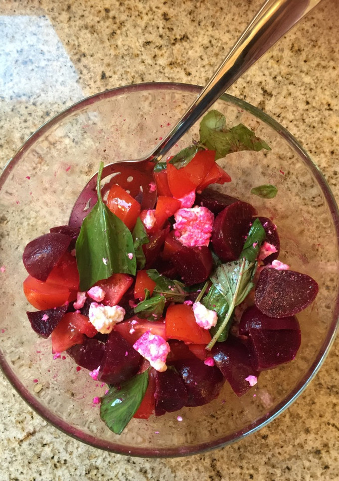 A picture of Basil Beets.