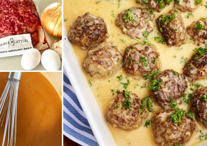 How to Make Super Quick Homemade Wagyu Beef Swedish Meatballs