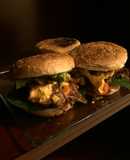 Hamburguesa mar y tierra (Superbowl)