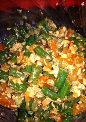 Foto resep Orak arik telor kacang panjang