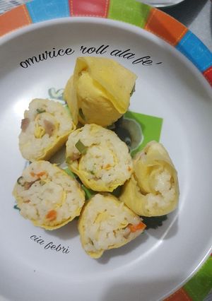 Foto resep Omurice roll ala fe' for breakfast #maree