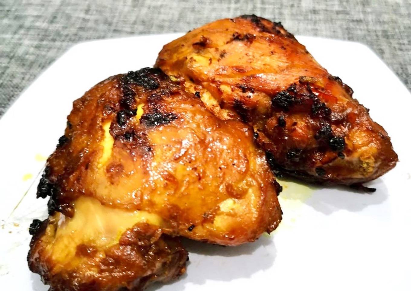 Ayam bakar tanpa air kelapa