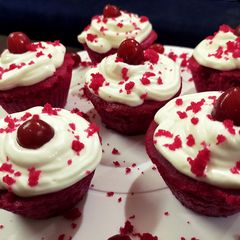 A picture of Red Velvet Cupcakes.