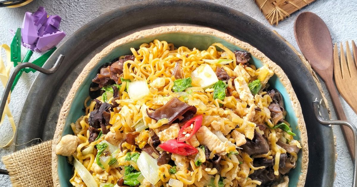 MIE GORENG OSENG JAMUR ala @devykitchen