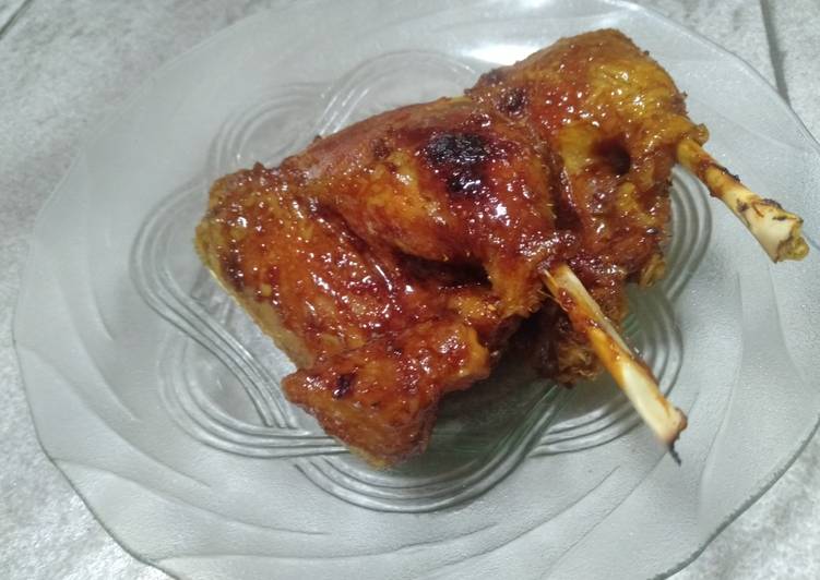 Cara Gampang Membuat Bebek bakar sambal bajak yang Enak