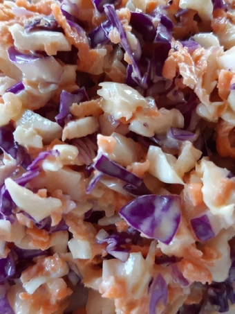 Cómo Hacer Ensalada Coleslaw Súper Fácil  que Delicioso