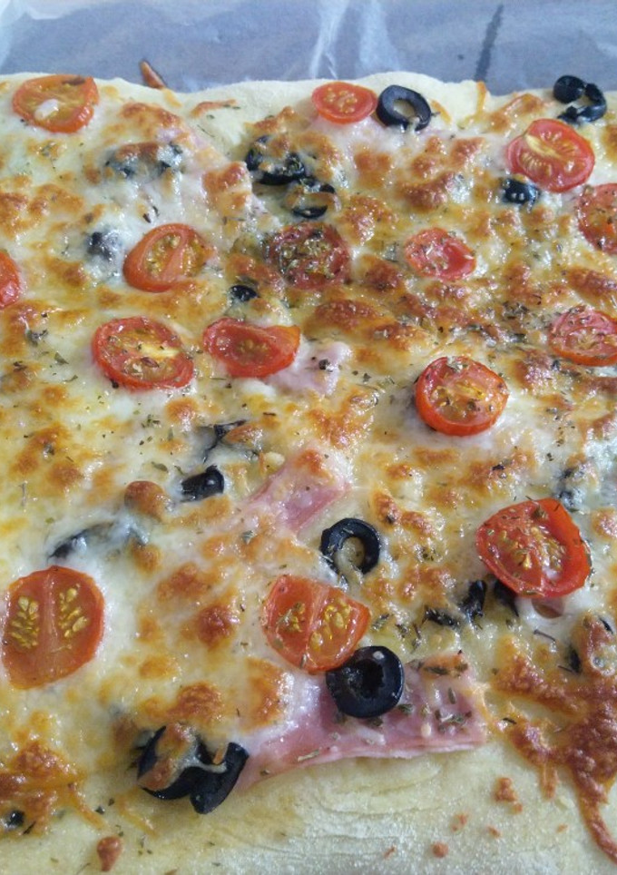 Una foto de Pizza