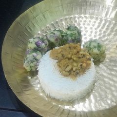 A picture of Aloo Pitika.