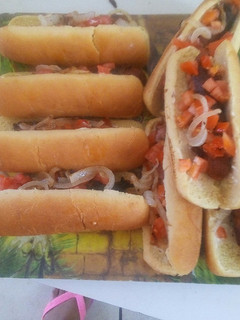 Una foto de Hot dogs