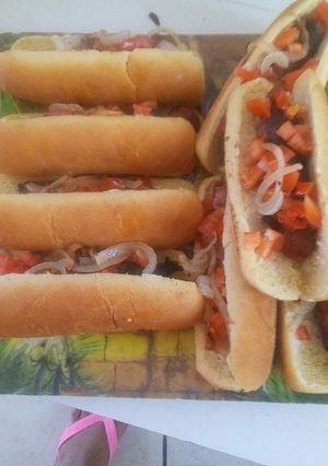 Una foto de Hot dogs