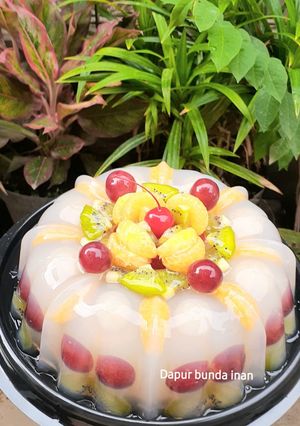Foto resep PUDING BUAH SEGAR 🥝🍇🍒🍊