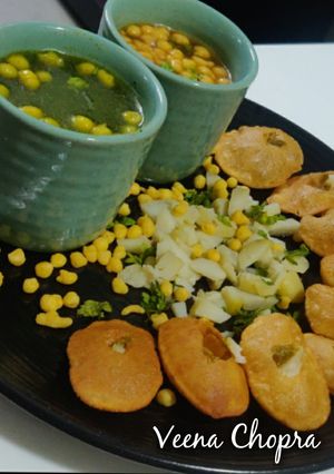 A picture of Pani Puri (Pani Poori Recipe).