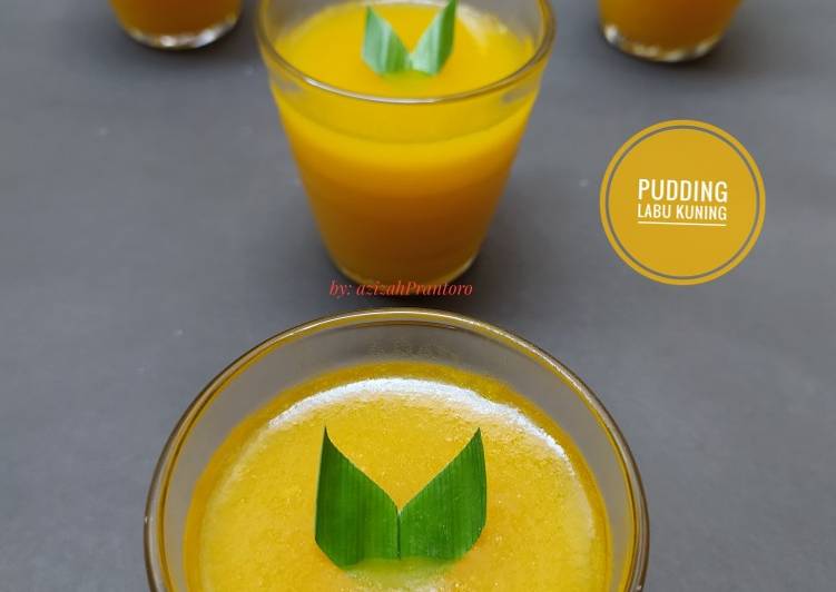 Resep masakan Pudding labu kuning | Cara Bikin Pudding labu kuning Yang Bisa Manjain Lidah