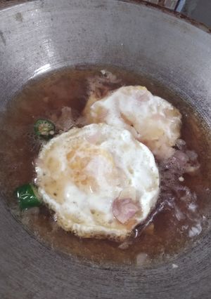 Foto resep Telur ceplok masak kecap
