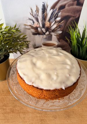 Una foto de Tarta de almendra y zanahoria sin gluten