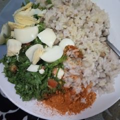 A picture of Garau Garau (Rice and Beans).