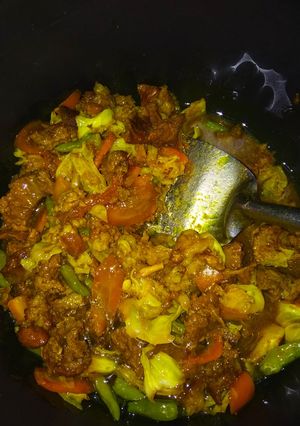 Foto resep Tongseng daging sapi menu berbuka puasa 🙏🙏 #siapramadan