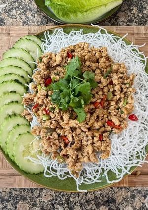 A picture of Asian Chicken Wraps.