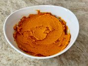 A picture of pumpkin hummus