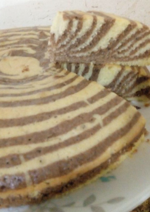 Una foto de Torta cebra (marmolada)