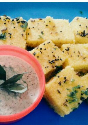 A picture of Instant Dhokla.
