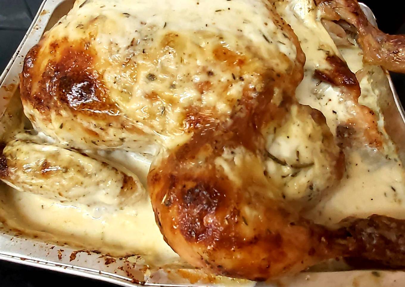 Mayonnaise Roast Chicken #Mainmeal 😉