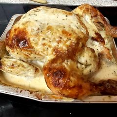 A picture of Mayonnaise Roast Chicken #Mainmeal 😉.