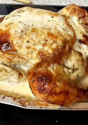 A picture of Mayonnaise Roast Chicken #Mainmeal 😉.