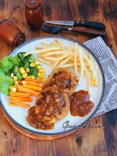 Foto resep Steak tempe saus lada hitam