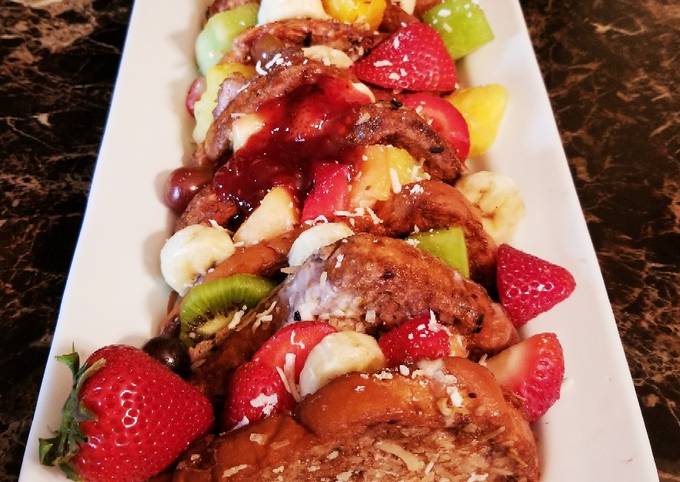 Recipe of Award-winning Mike's Tropical Caribbean French Toast