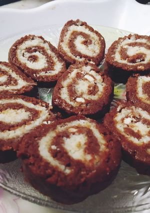 A picture of Chocolate Swiss roll.