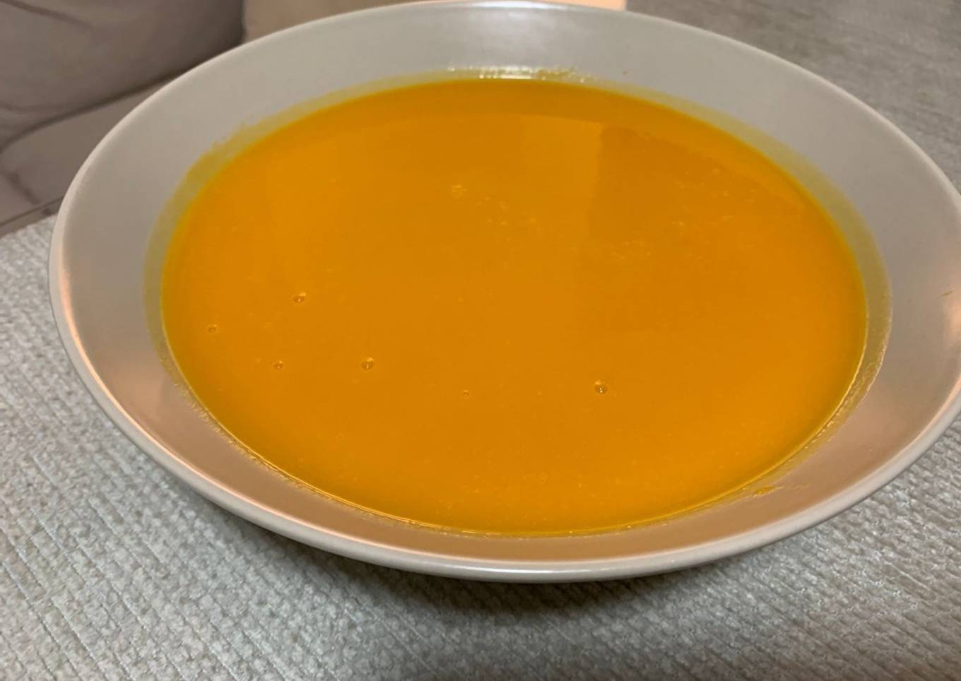 Crema de calabaza y boniato