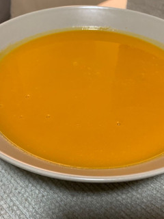 Una foto de Crema de calabaza y boniato