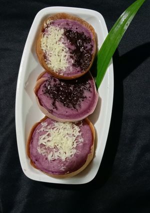 Foto resep Terang bulan ungu eggless
