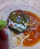 Zapallitos rellenos de carne con tuco