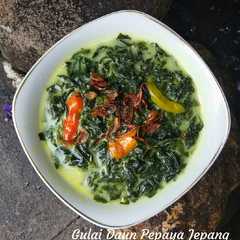 A picture of Gulai Daun Pepaya Jepang Sederhana.