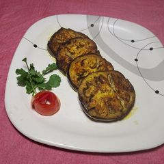 A picture of Eggplant roasted slices.
