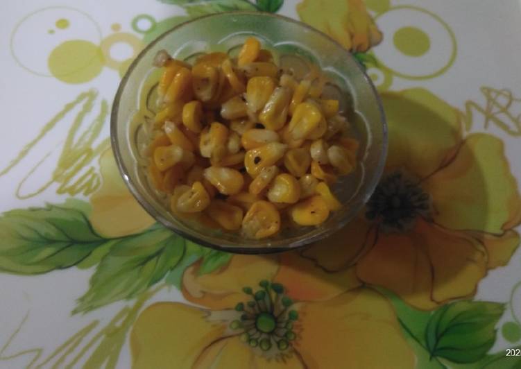 Recipe of Any-night-of-the-week Healthy Salted Sweetcorn