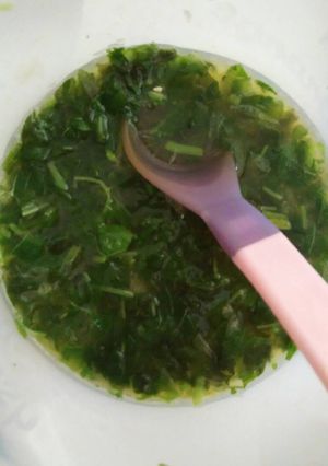 Foto resep MPASI Jeruk + Bayam